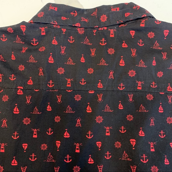 Denim & Rivets XXL Cotton Sleeve Button Up Shirt, un tuck style - Picture 8 of 9